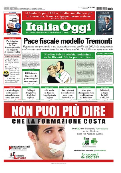 Italia oggi : quotidiano di economia finanza e politica